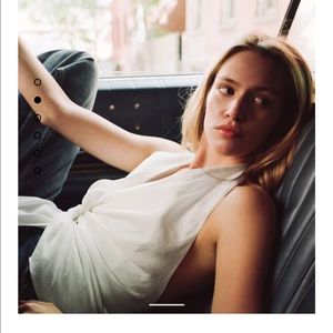 Zara Linen Blend Halter Top